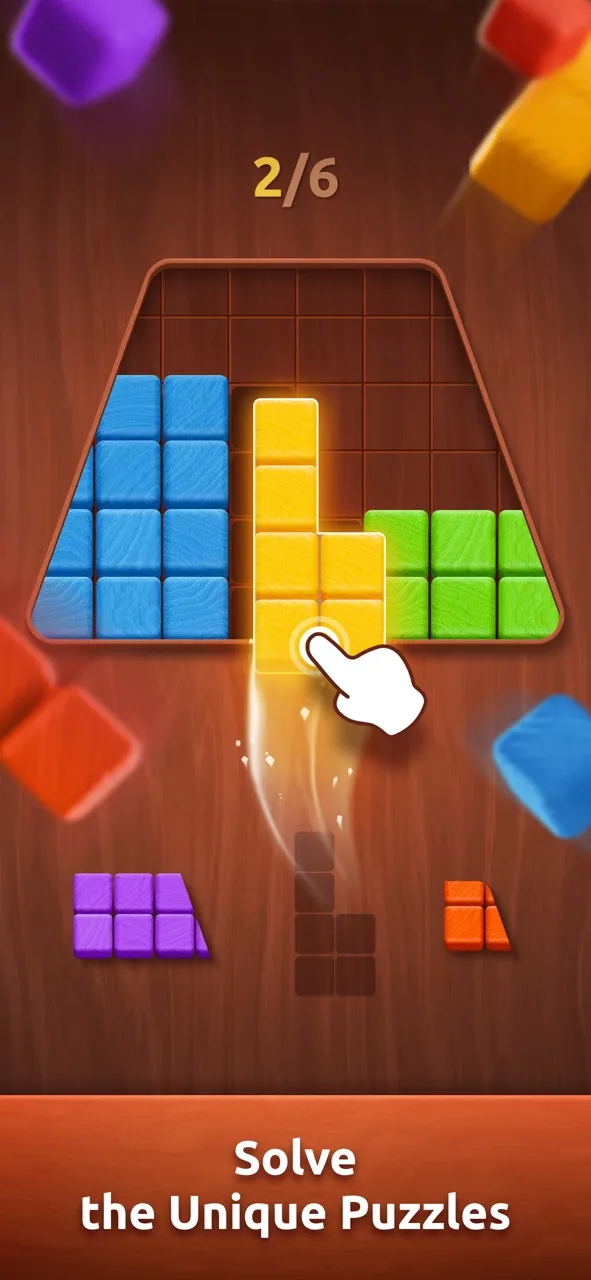 Colorwood Blocks: Wood Puzzle | Games | XWorld