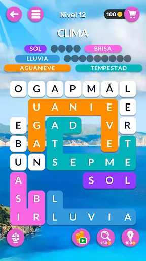 Bloques Palabras Ocultas | juego | XWorld
