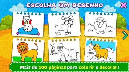 Colorir e Aprender - Animais | Jogos | XWorld