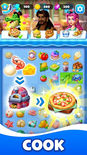 Merge Ocean - Story & Cooking | Permainan | XWorld