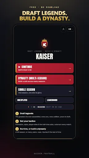 KAISER Manager de Futebol | Jogos | XWorld KAISER Manager de Futebol | Jogos | XWorld
