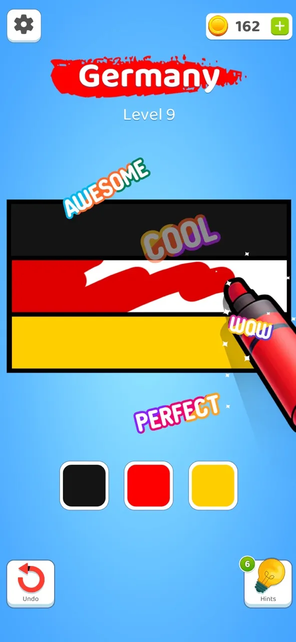 Paint Flag Color Match Puzzle | Permainan | XWorld