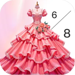 XWorld | Dress Gown Color by Numbers