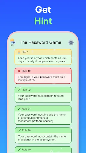 The Password Game | Permainan | XWorld