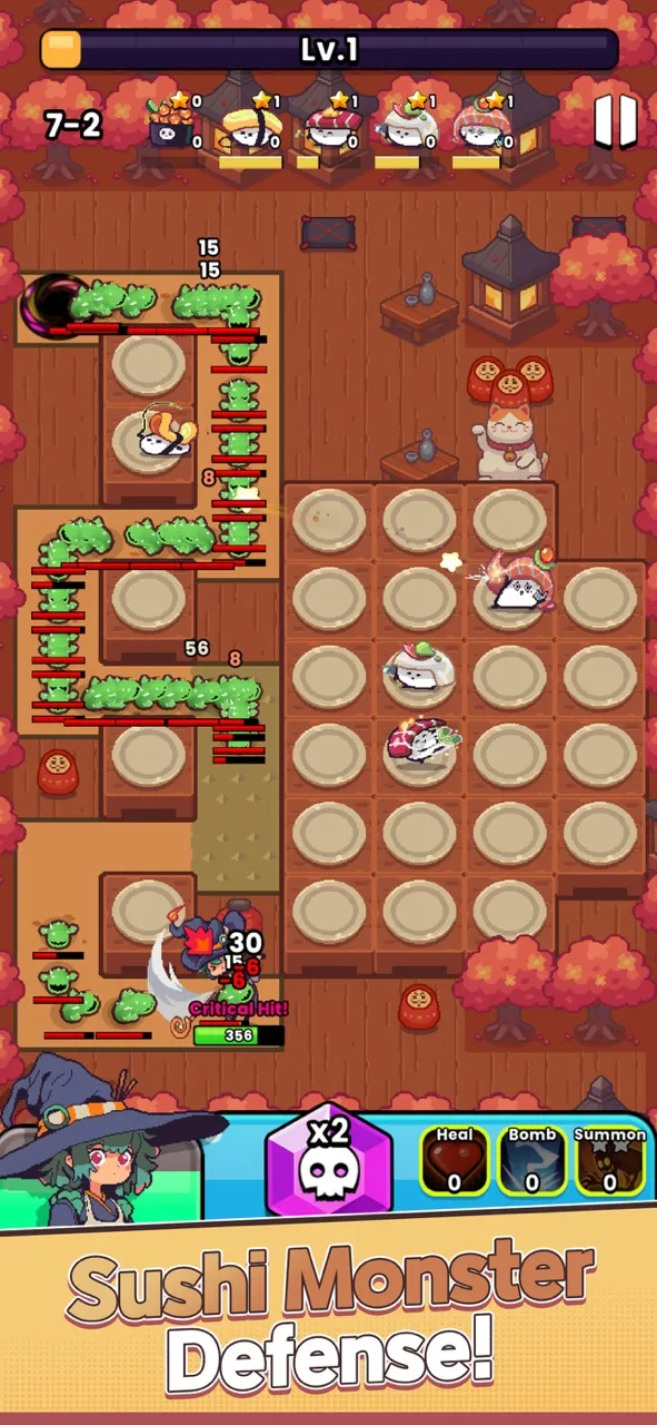 SushiMon Defense | Игры | XWorld
