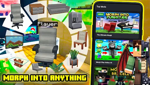 Morph Mods for Minecraft PE | Games | XWorld