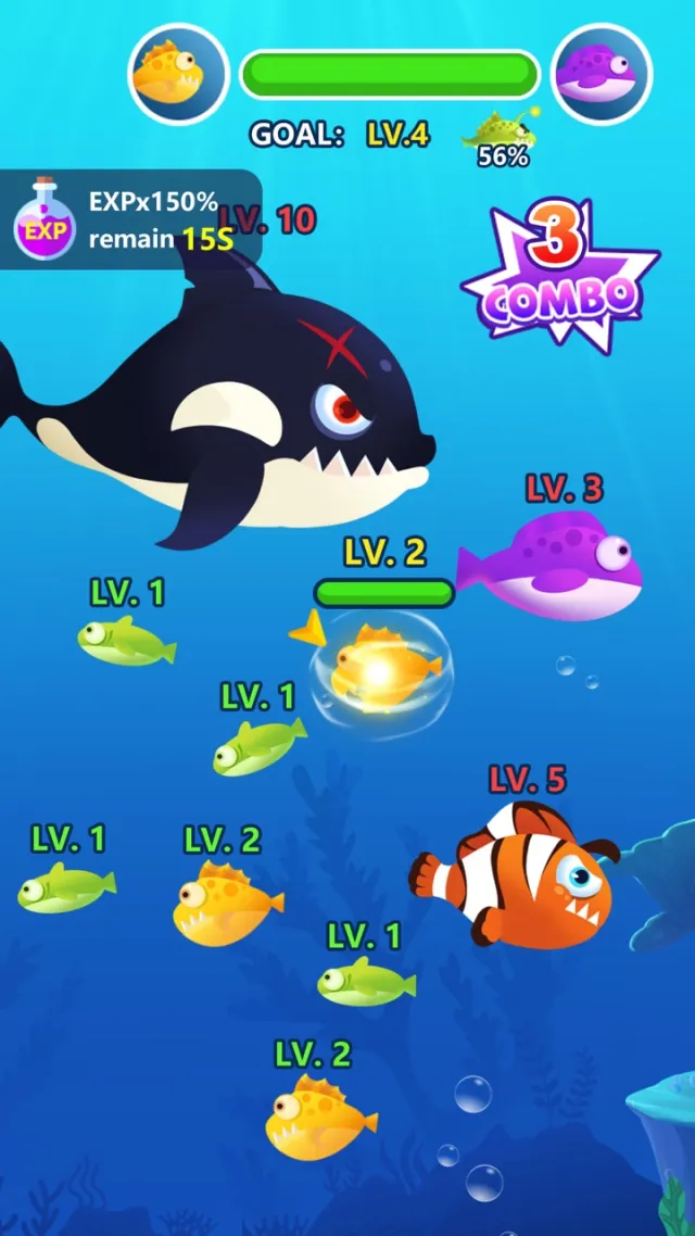 Ocean Fish Evolution | Games | XWorld