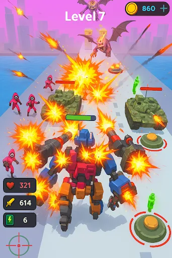 Mech Clash-Assemble Combat Run | เกม | XWorld