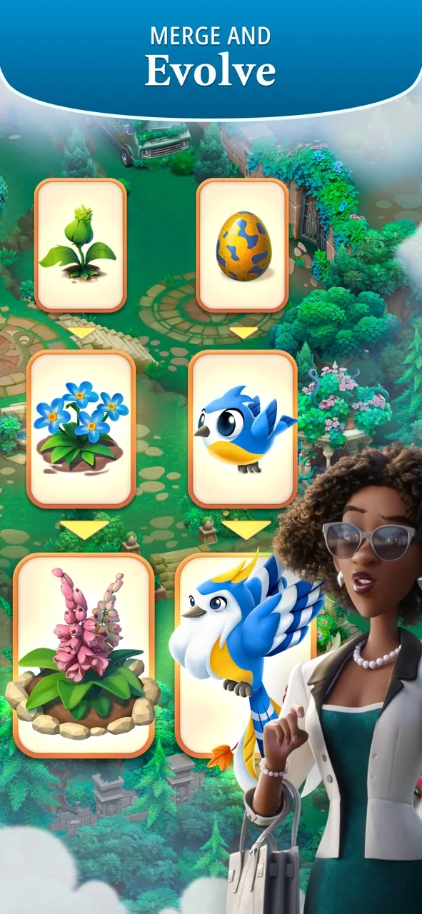 Merge Gardens | Games | XWorld