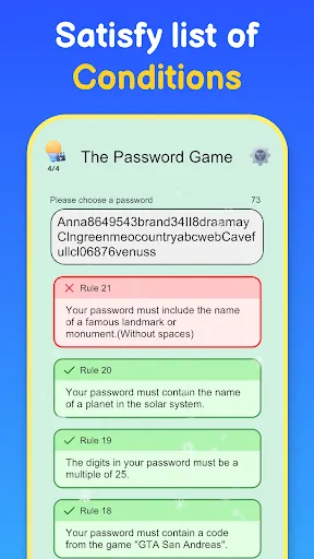 The Password Game | Permainan | XWorld