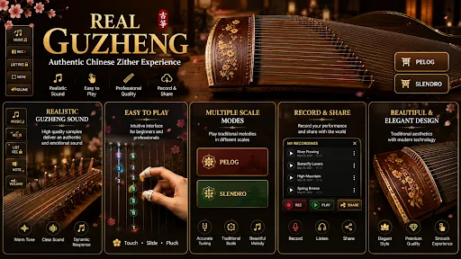 Real Guzheng | Permainan | XWorld Real Guzheng | Permainan | XWorld