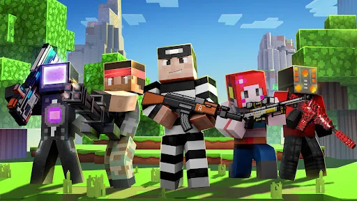 Cops N Robbers:Pixel Craft Gun | Jogos | XWorld