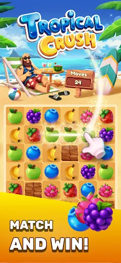 Tropical Crush: Win Real Money | Games | XWorld