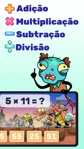 Matemática: Invasão Zombie | Jogos | XWorld