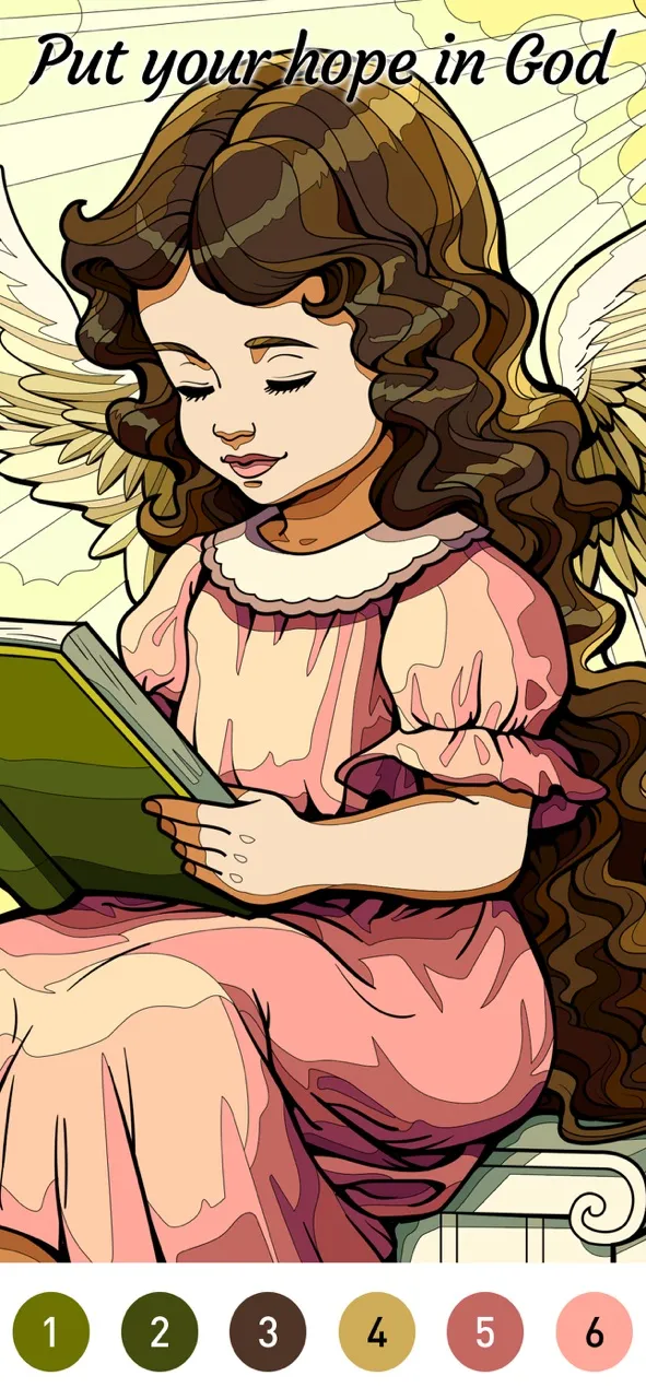 Bible Color Paint By Number | Games | XWorld