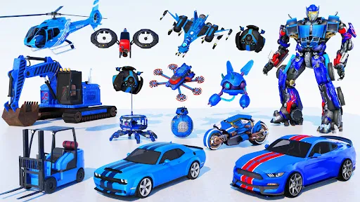 Flying Jet Robot Car Transform | Permainan | XWorld