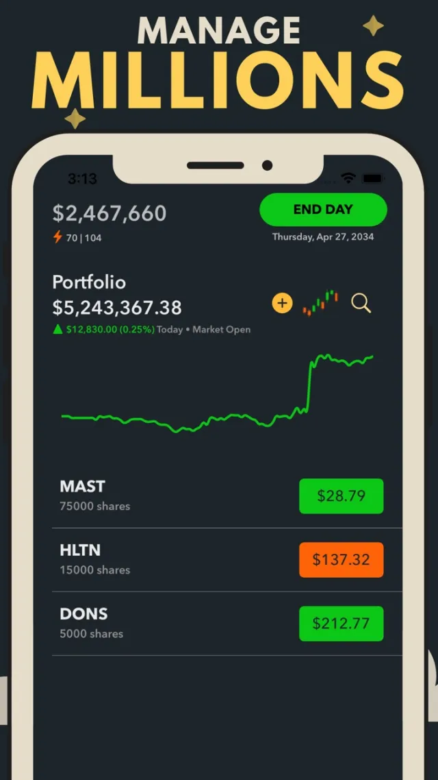 Trading Game Stock Market Sim | Permainan | XWorld
