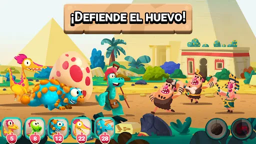 DINO BASH: Viaje en el Tiempo | juego | XWorld