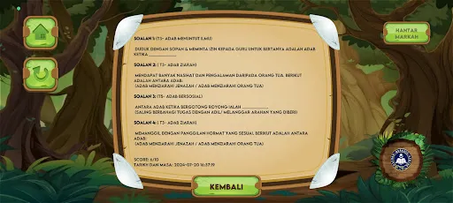 KAFA & UPKK Quiz | Permainan | XWorld