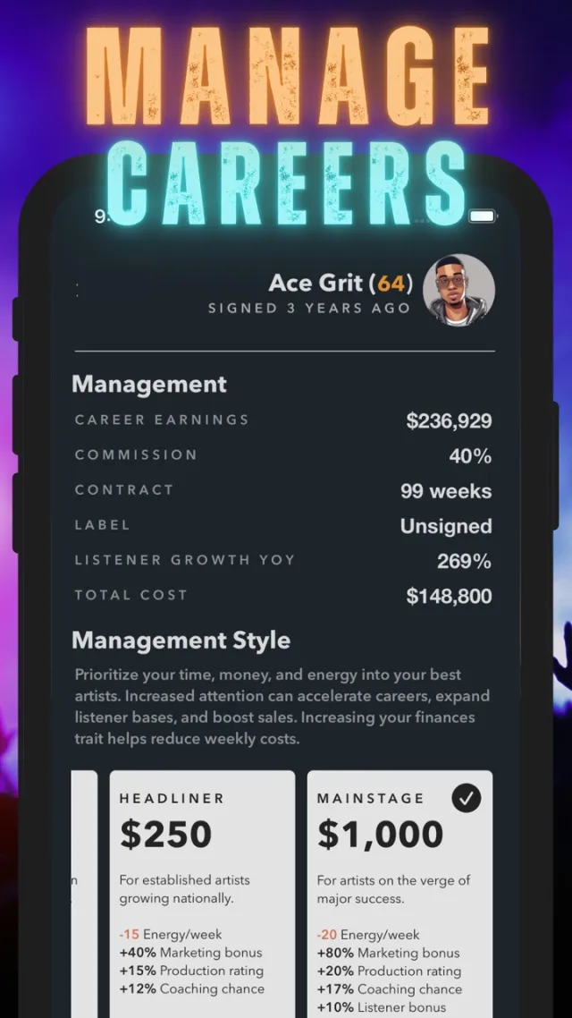 Music Band Manager Simulator | Permainan | XWorld