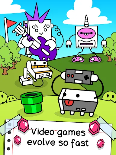 Video Game Evolution: Merge it | juego | XWorld