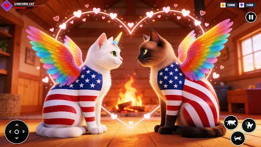 Unicorn Cat Princesses Family | juego | XWorld