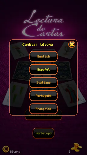 Lectura de cartas | juego | XWorld