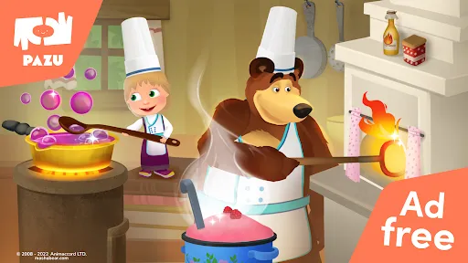 Masha and the Bear Kitchen | Games | XWorld