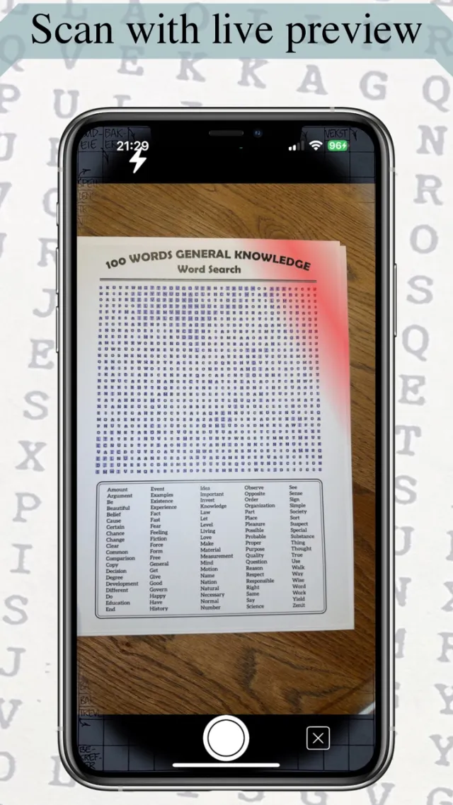 Word Search Scanner and Solver | 游戏 | XWorld