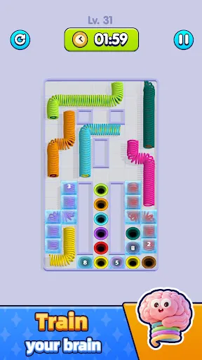 Spring Slide - Color Sort Game | Jogos | XWorld