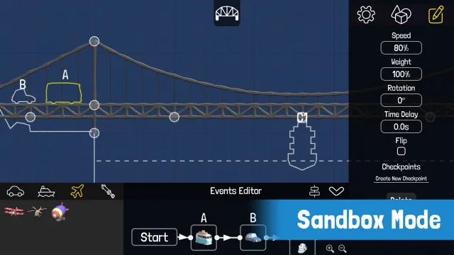 Poly Bridge | Permainan | XWorld