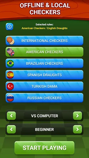 Checkers - Online & Offline | Games | XWorld