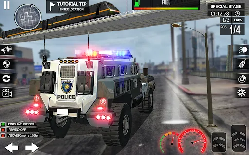 US police Cars Transport truck | Permainan | XWorld