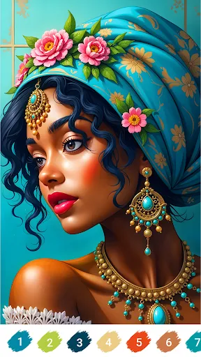 Melanin Poppin Color by Number | 游戏 | XWorld