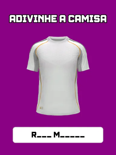 Adivinhe a Camisa de Futebol | Jogos | XWorld