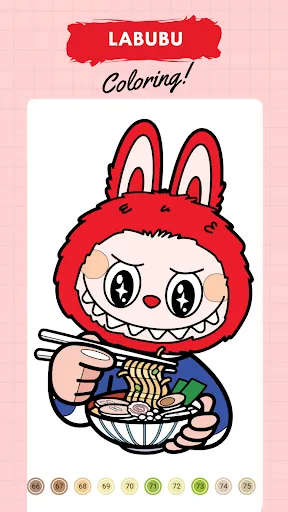Labubu Coloring by Number | Игры | XWorld