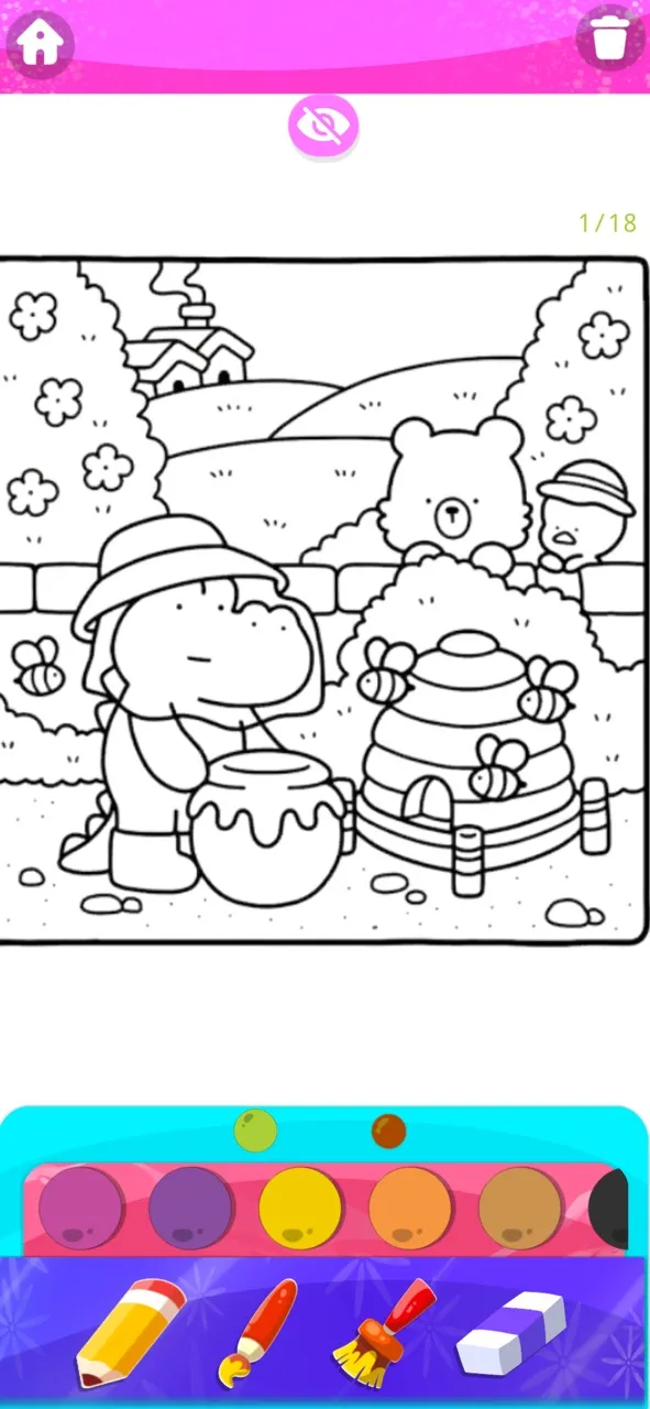 Comfy Day Relax Coloring Book | Permainan | XWorld