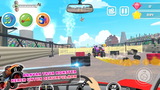 Monster Trucks Kids Race Game | Permainan | XWorld