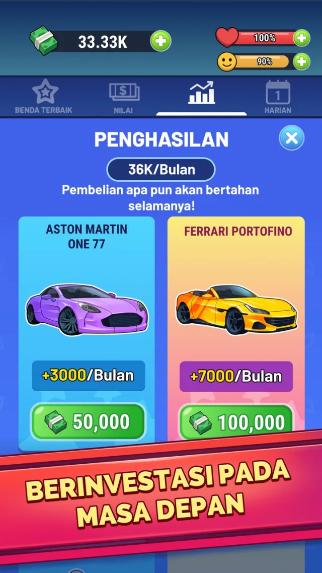 Rich Inc. Be Cash Billionaire | Permainan | XWorld