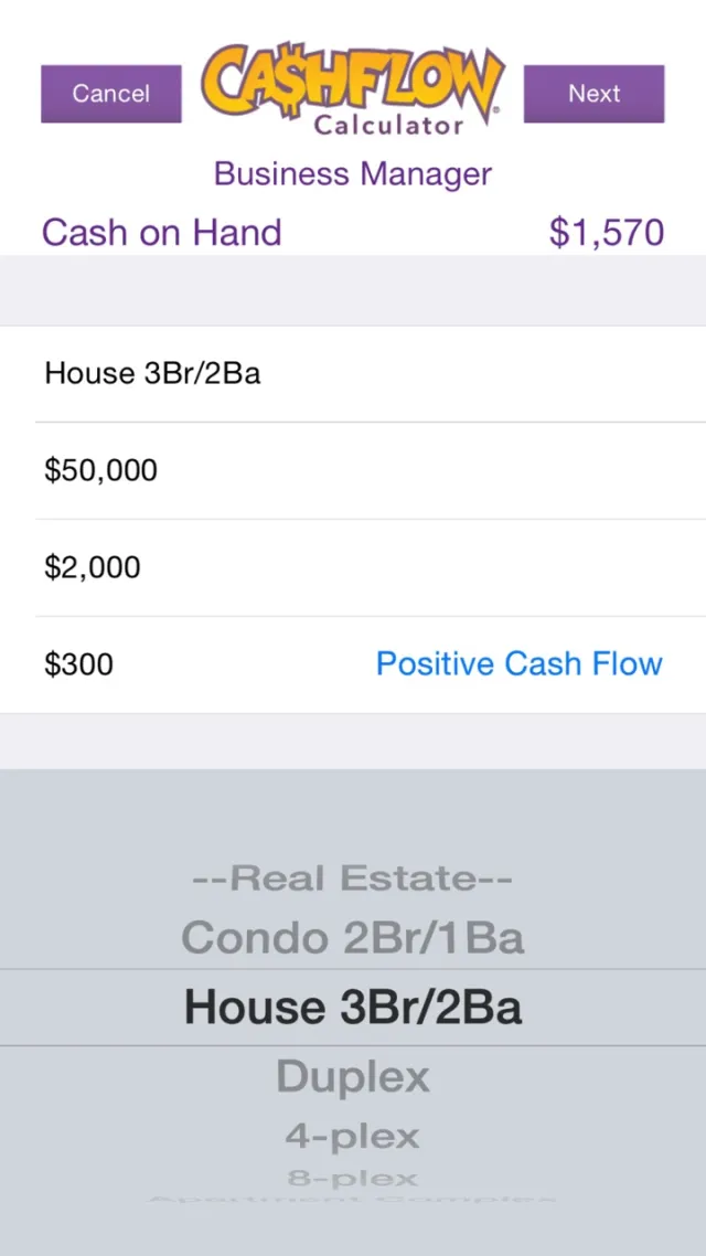 CASHFLOW Financial Statement Calculator | Games | XWorld