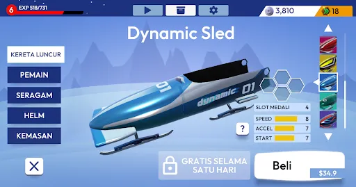 WINTER SPORTS : BOBSLEIGH | Permainan | XWorld