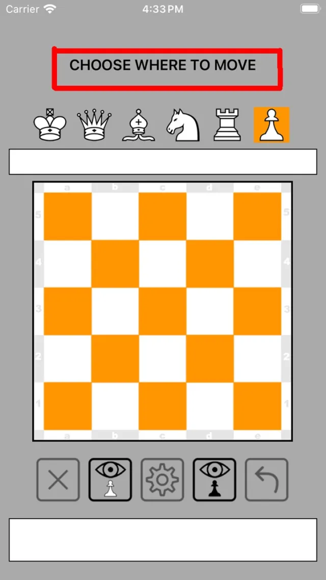 Blindfold Chess 5x5 | Игры | XWorld