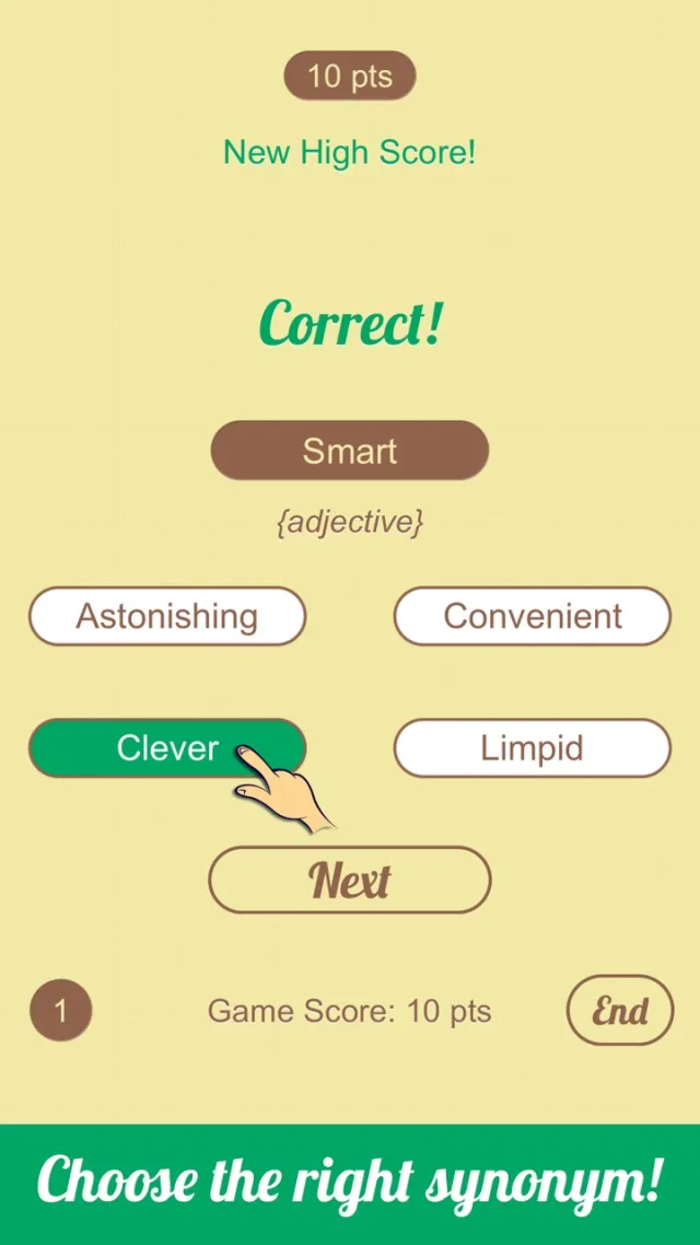 Synonyms Quiz | เกม | XWorld