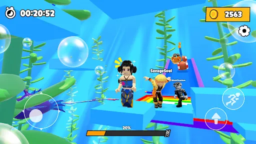 Rainbow Race: Obby Dash | Игры | XWorld