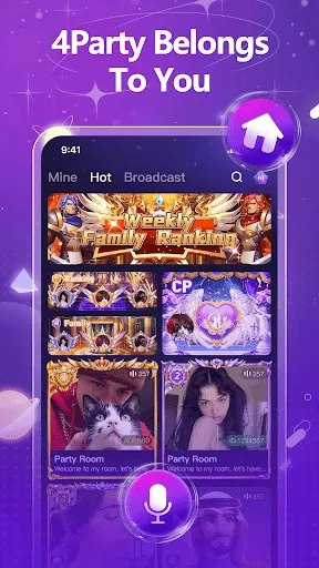 4Party: Voice Chat & Friends | Games | XWorld