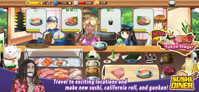 Sushi Diner – Fun Cooking Game | Games | XWorld