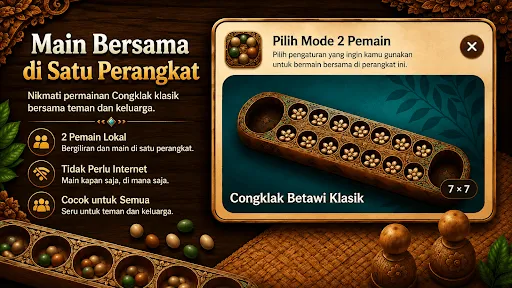 Congklak - Mancala Offline | Permainan | XWorld Congklak - Mancala Offline | Permainan | XWorld