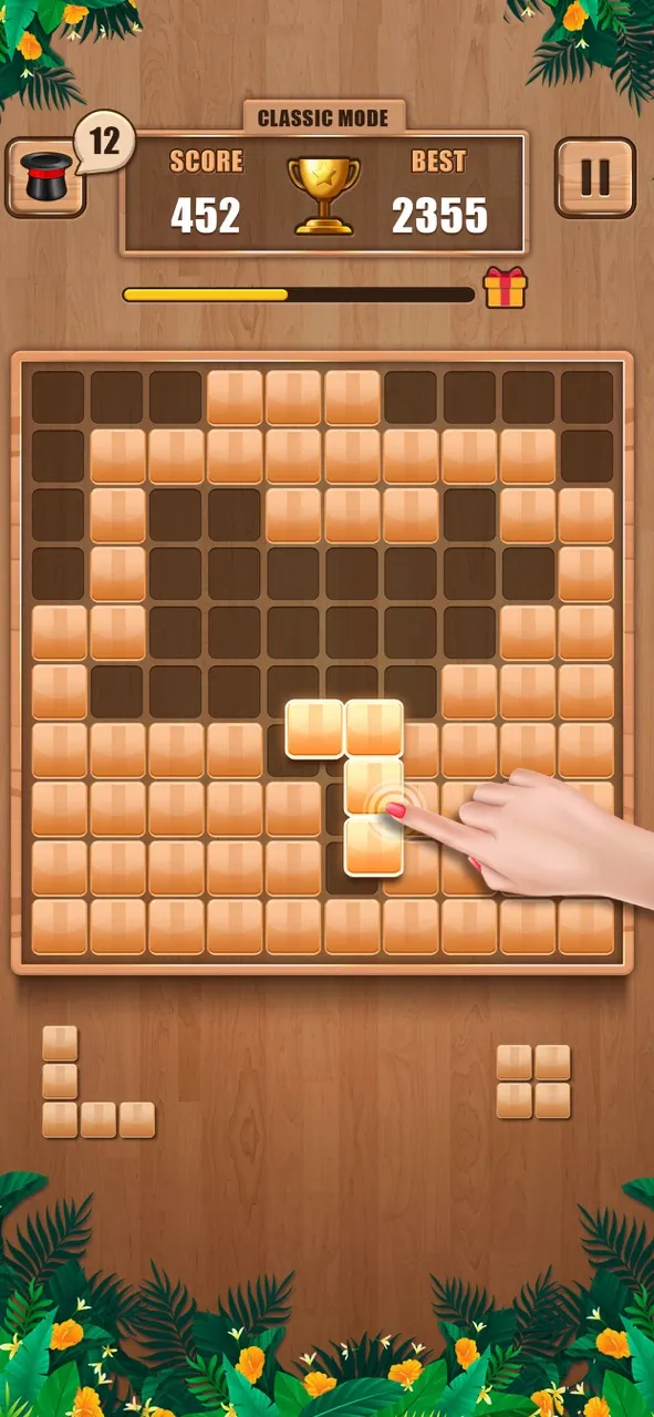 Wooden 100 Block Puzzle Game | Permainan | XWorld