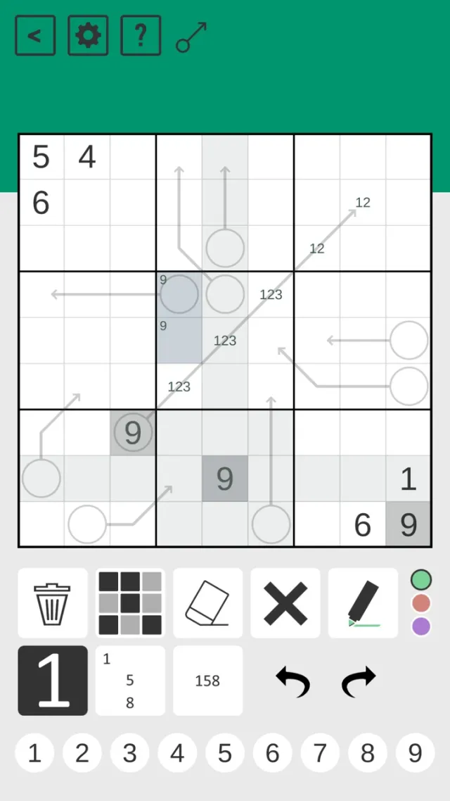 Arrow Sudoku | Games | XWorld