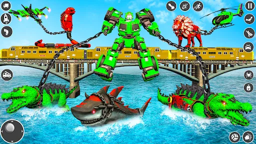 Crocodile Robot Animal Game 3D | Игры | XWorld